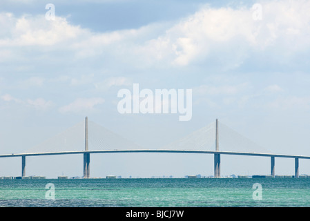 Sunshine Skyway Bridge, Tampa, Florida, Stati Uniti d'America Foto Stock