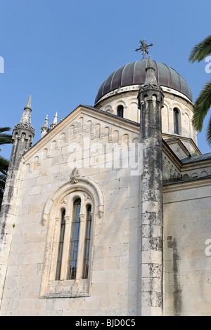 Chiesa di San Michele Arcangelo,old town square,Herceg-Novi,Montenegro Foto Stock