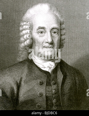 EMMANUEL SWEDENBORG - mistico svedese, teologo e scienziato (1688 - 1772) Foto Stock