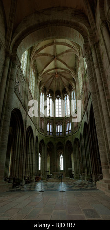 Mont Saint Michel coro Foto Stock