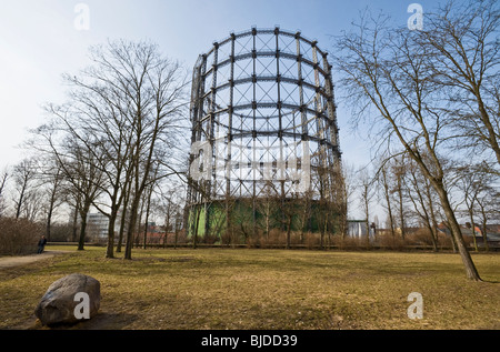 Gasometro Schöneberg di Berlino, Germania, Europa Foto Stock