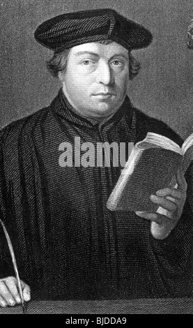 MARTIN LUTERO - Tedesco teologo e riformatore religioso (1483-1547) Foto Stock