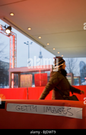 Tappeto rosso al Kino cinema internazionale alla Berlinale 2010 film festival di Berlino, Germania, Europa Foto Stock