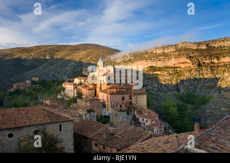 Albarracín village, Aragona, nella provincia di Teruel, Spagna Foto Stock