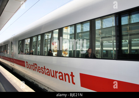 Treno ICE, Germania Foto Stock