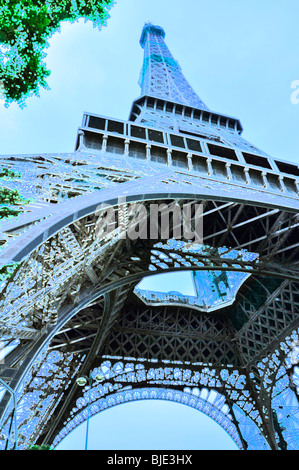 Torre Eiffel, Parigi, Francia Foto Stock