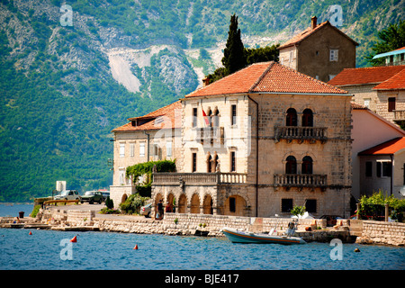Museo Perast, Baia di Kotor Montenegro Foto Stock