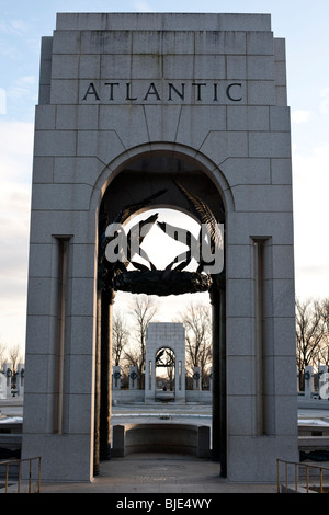 La Nazionale il Memoriale della Seconda Guerra Mondiale a Washington D.C. Stati Uniti d'America Foto Stock