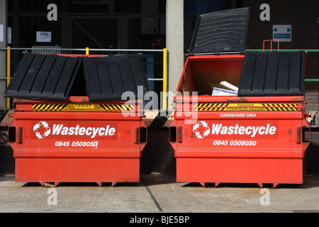 Commercio Wastecycle salta di riciclaggio nel Regno Unito Foto Stock