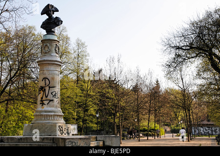 Federico II memorial, Volkspark Friedrichshain, Friedrichshain parco pubblico, Berlino, Germania, Europa Foto Stock