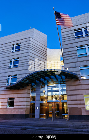 Ambasciata degli Stati Uniti d'America sulla Pariser Platz, Berlin, Germania, Europa Foto Stock