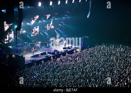 Oasis fratelli Gallagher a Sheffield Arena Regno Unito Foto Stock