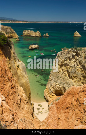 Praia Dona Ana, Lagos, Algarve, PORTOGALLO Foto Stock