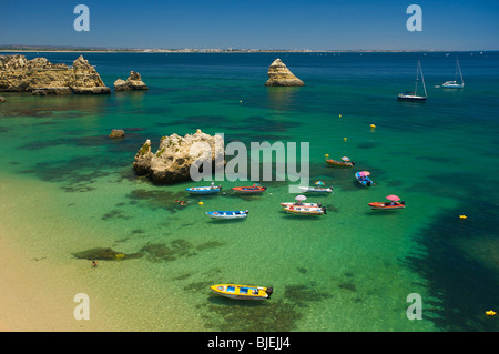 Praia Dona Ana, Algarve, PORTOGALLO Foto Stock