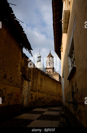 Angangueo villaggio in Messico, 24 dicembre 2007, nei pressi di El Rosario farfalla monarca santuario Foto Stock