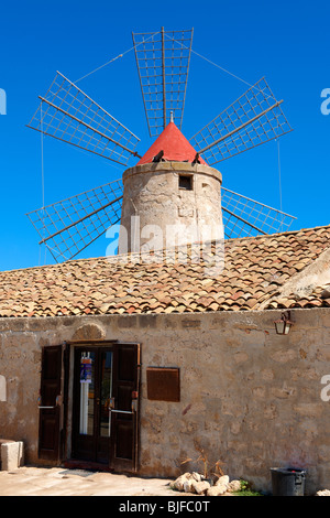 Il sale di Trapani rendendo museum Foto Stock