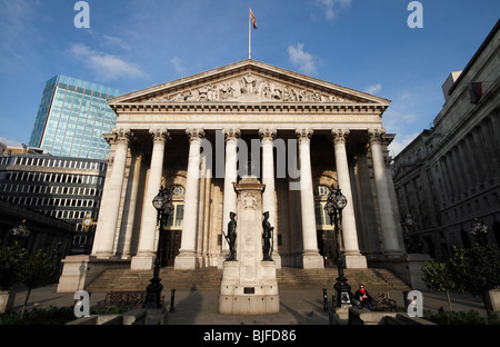 Banca di Inghilterra su Threadneedle Street nel centro di Londra Foto Stock