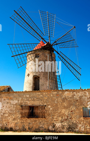 Il sale di Trapani rendendo museum Foto Stock