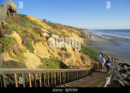 South Carlsbad State Beach, California (SD) Foto Stock