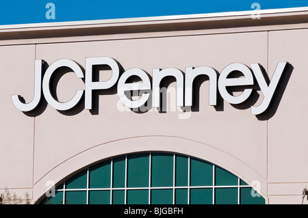 Vista esterna di un JCPenney reparto retail store Foto Stock