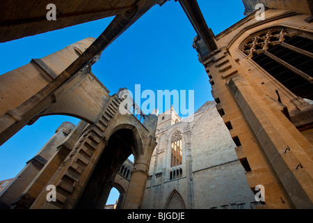 Saint-Just cattedrale, Narbonne Foto Stock