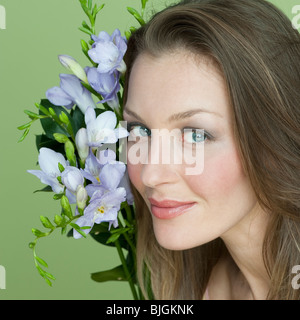 Ritratto di una donna Foto Stock