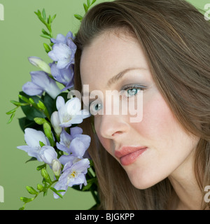 Ritratto di una donna Foto Stock