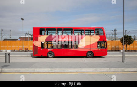 Il nuovo Dagenham Dock stazione Bus East London il transito Foto Stock