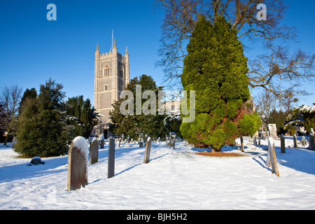 Chiesa di Santa Maria di Dedham molla Essex REGNO UNITO village Foto Stock