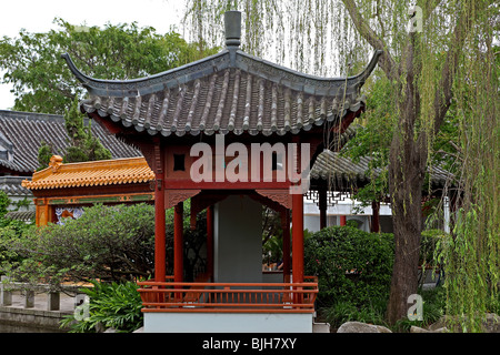Il giardino Cinese di amicizia a Darling Harbour di Sydney, Nuovo Galles del Sud, Australia. Foto Stock