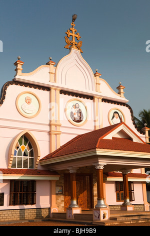 India Kerala, Alappuzha, Chennamkary, San Giuseppe chiesa cattolica Foto Stock