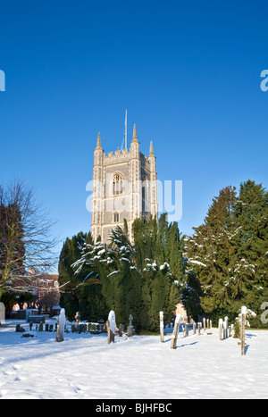 Chiesa di Santa Maria di Dedham molla Essex REGNO UNITO village Foto Stock