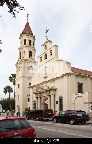 Sant'Agostino, FL - Jan 2009 - La Cattedrale Basilica di Sant Agostino di sant'Agostino, Florida Foto Stock