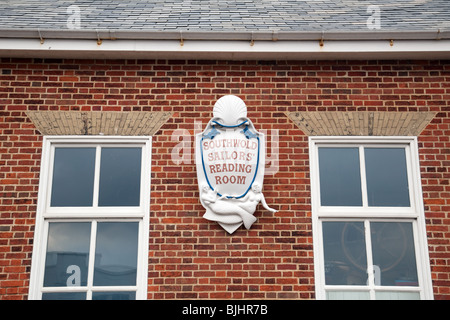 Southwold marinai sala lettura, Southwold, Suffolk, Regno Unito Foto Stock