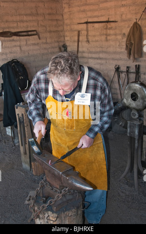 Nuovo Messico, Las Cruces, Nuovo Messico Farm & Ranch Heritage Museum, fabbro Foto Stock