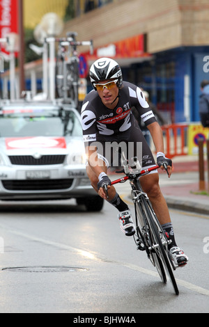 Ciclismo Pro Tour di Catalogna a Lloret de Mar, Spagna Foto Stock