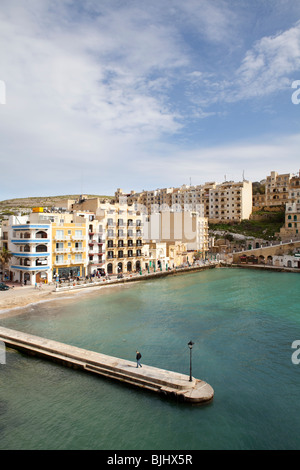 Baia di Xlendi, Gozo, Malta Foto Stock