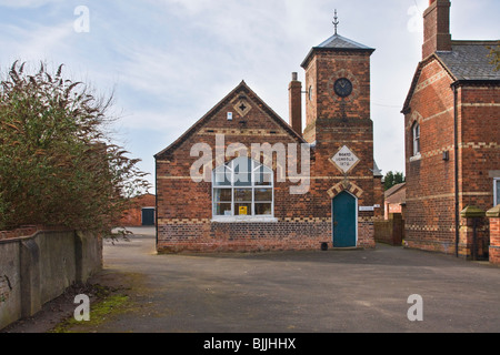 La vecchia scuola primaria a Misterton, Nottinghamshire. Foto Stock