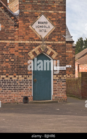 La vecchia scuola primaria a Misterton, Nottinghamshire. Foto Stock