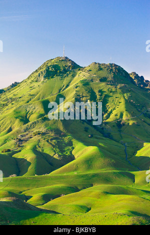 Il Sutter Buttes nella valle del Sacramento della California del Nord dall'aria. Foto Stock