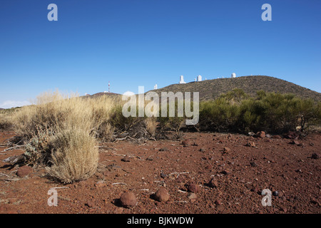 Osservatorio del Teide in Izana, Tenerife, Spagna, Europa Foto Stock