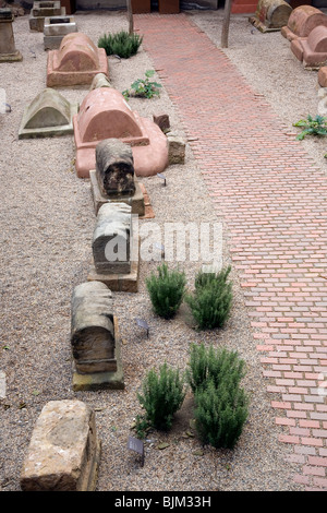 Via Sepulcral Romana - Museu d'Història - Plaça Vila de Madrid Barcellona Foto Stock