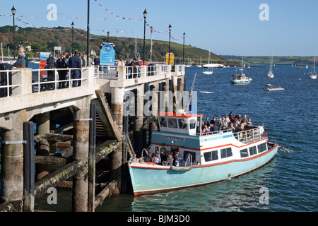 Il fiume Enterprise Fal estuario traghetto a Falmouth, Cornwall, Regno Unito. Foto Stock