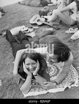 Giovani al mondo Festival di Berlino, Germania orientale, Europa 1973 Foto Stock