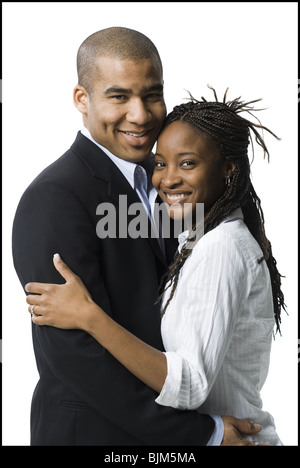 Primo piano della Coppia sorridente Foto Stock