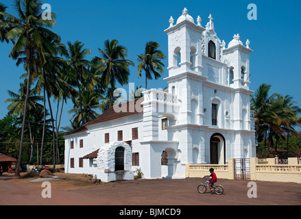 La chiesa, Anjuna, Goa, India Foto Stock