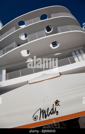 La Medi Bar & Grill 1052 Ocean Drive, Miami Beach, Florida, Stati Uniti d'America Foto Stock