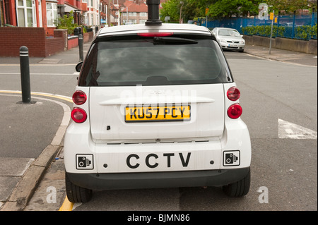 Tvcc Mobile auto per traffico di emissione di biglietti di parcheggio REGNO UNITO Foto Stock