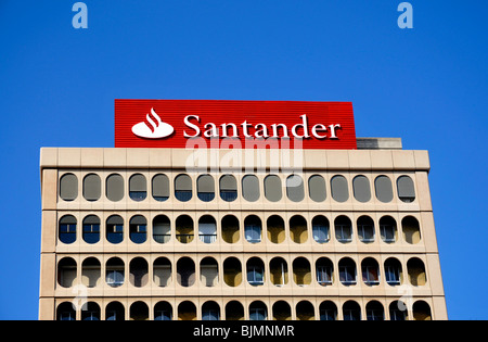 Santander Bank Building, Grupo Santander Foto Stock