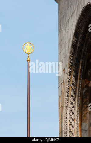 Odeonsplatz pennone Foto Stock